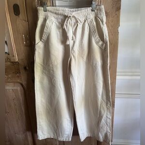 EUC We The Free Pull on Cropped Denim Pants XS